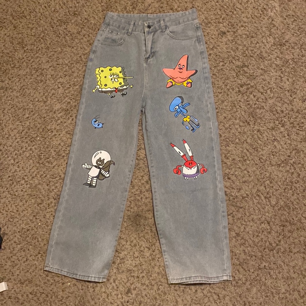 SpongeBob jeans.